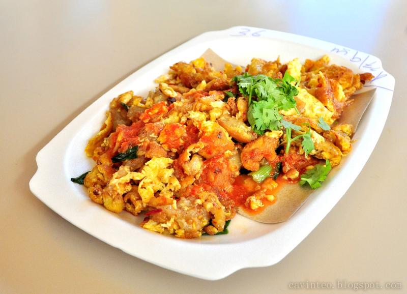 Fried Oyster Omelette Malaysian