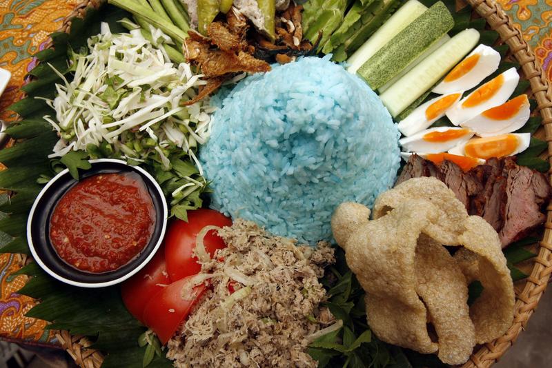 Nasi Kerabu Malaysian