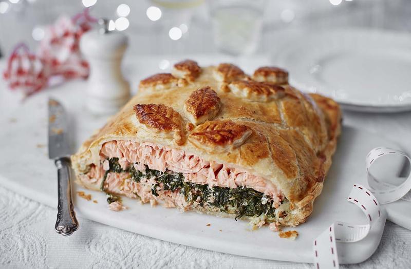 Salmon En Croûte French