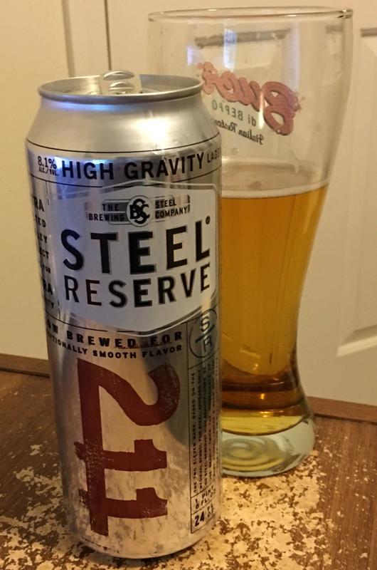 Steel Reserve 211 (high Gravity) Beer American